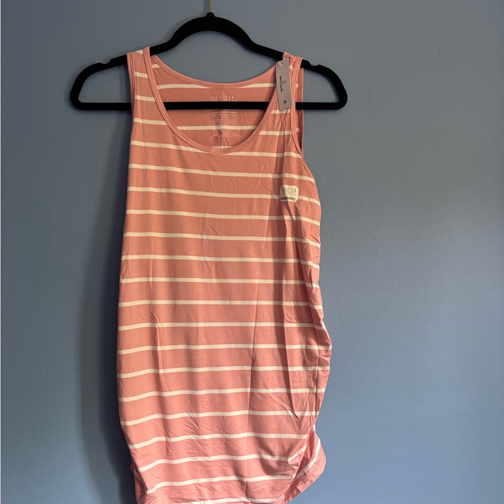 NEW MATERNITY Striped Sleeveless Top